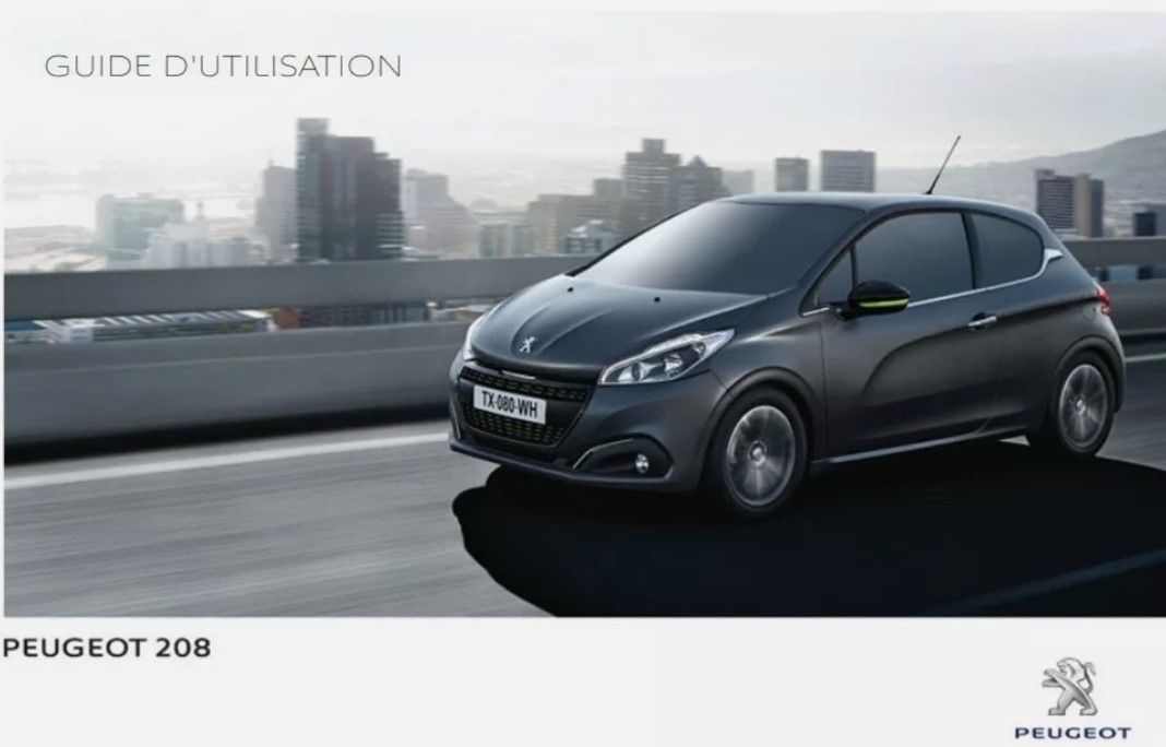 NOTICE PEUGEOT 208 1.0 1.2 1.6 1.6D