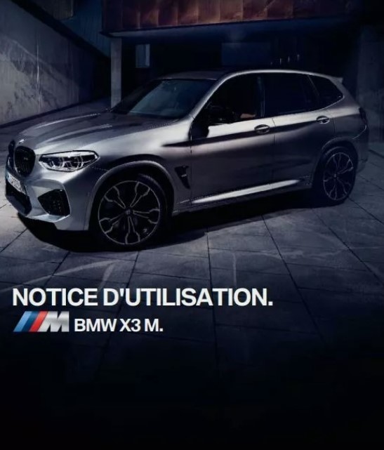 MANUEL DU PROPRIETAIRE BMW X3M G01