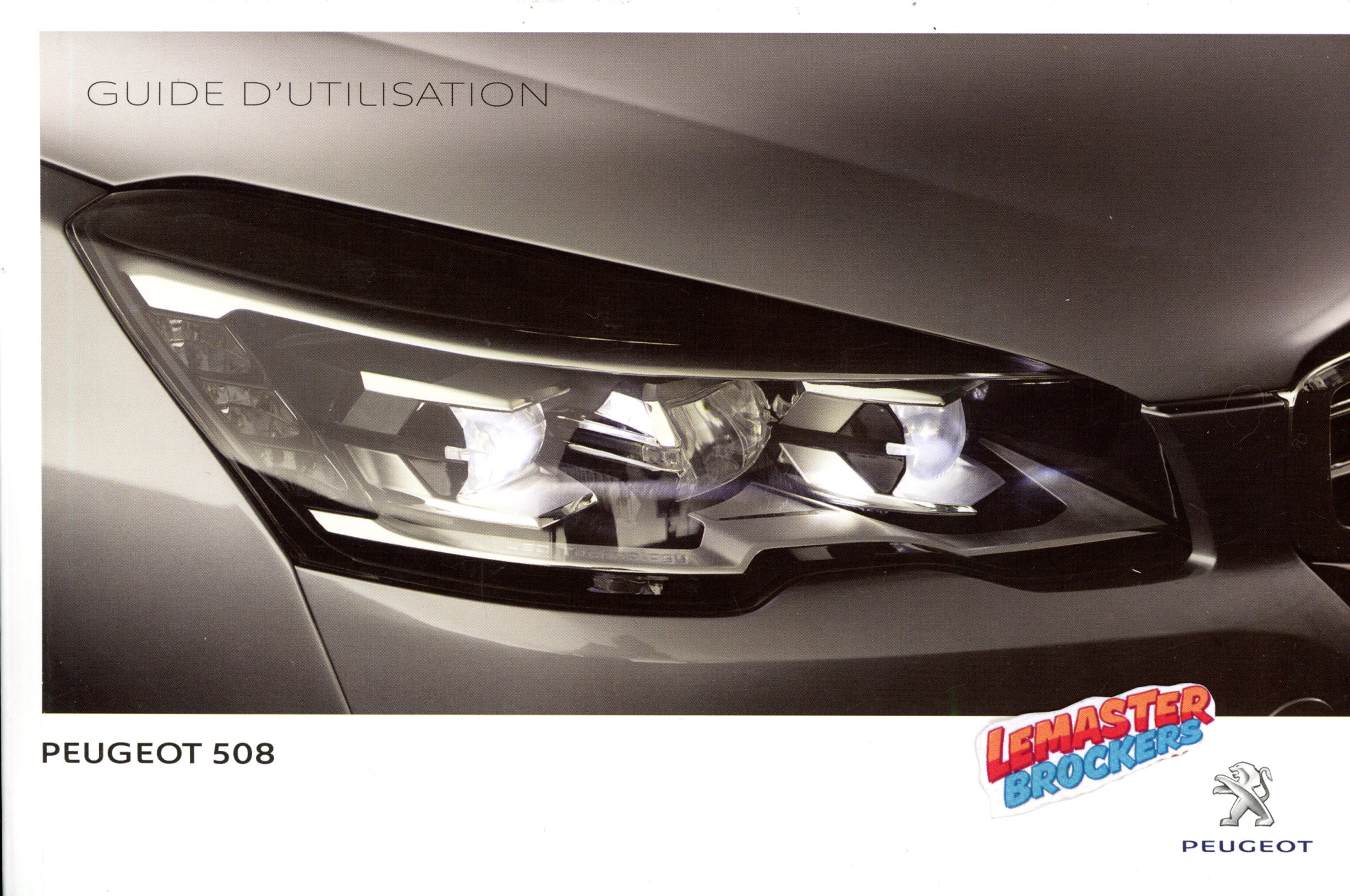 GUIDE DUTILISATION PEUGEOT 508 ET 508SW