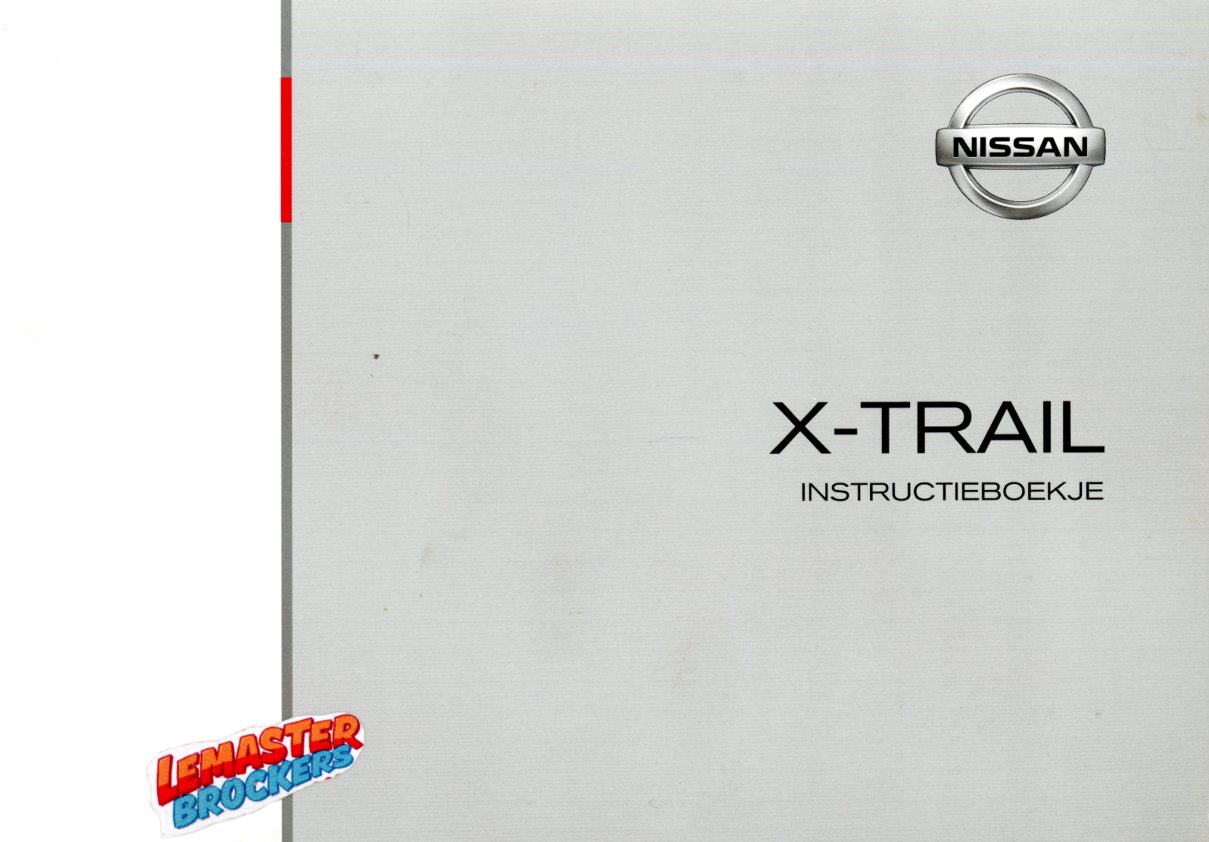 NOTICE NISSAN X-TRAIL - 2017 - NEERLANDAIS