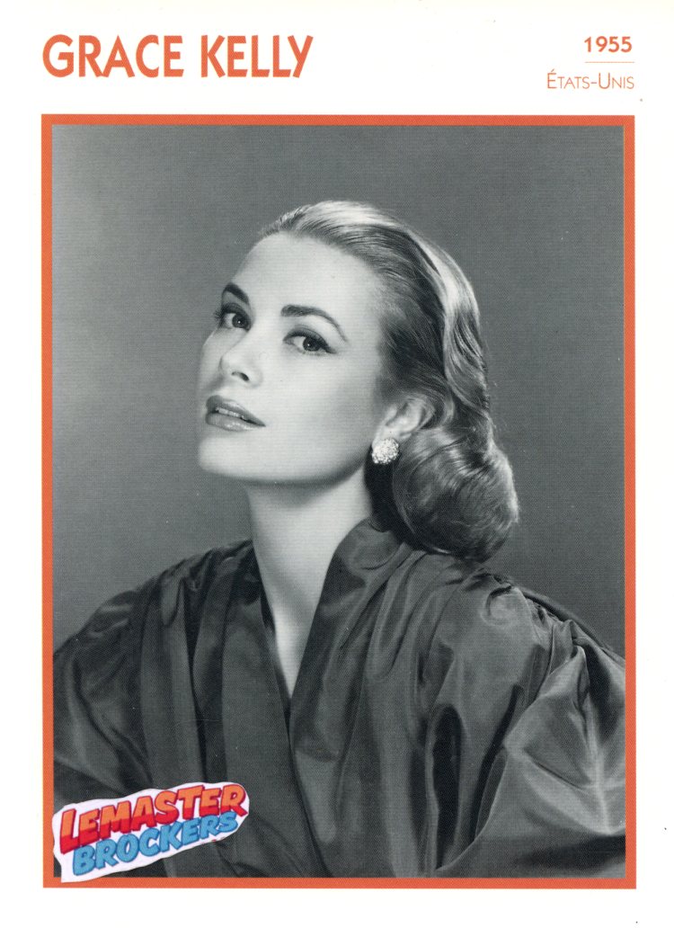 FICHE ACTRICE GRACE KELLY - 1955