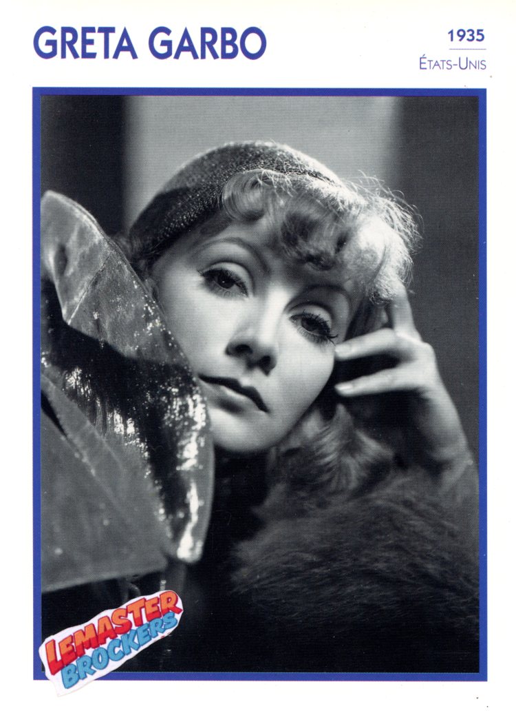 FICHE ACTRICE GRETA GARBO - 1935