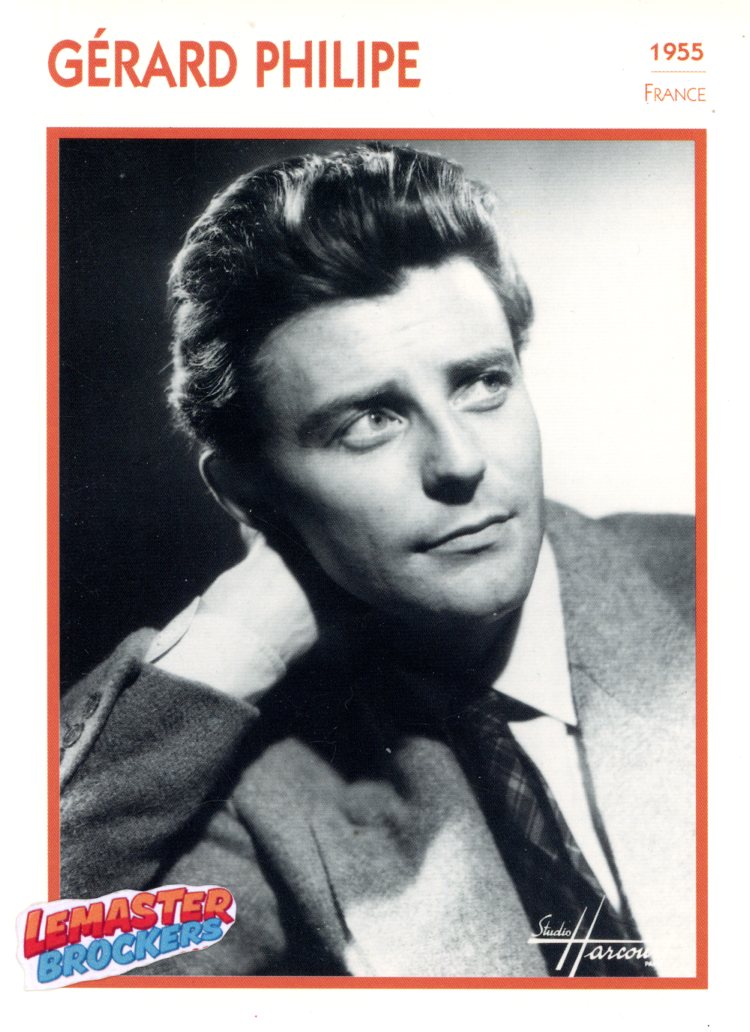 FICHE ACTEUR GERARD PHILIPE - 1955