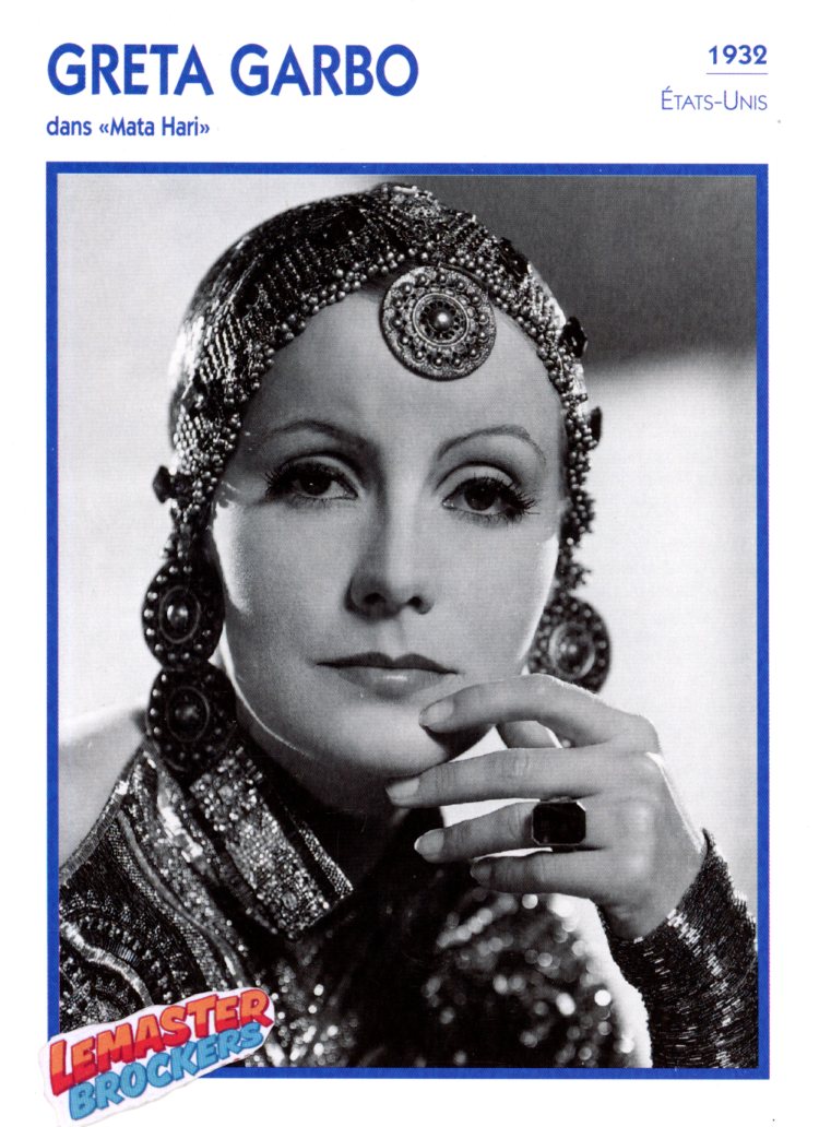 FICHE ACTRICE GRETA GARBO - 1932