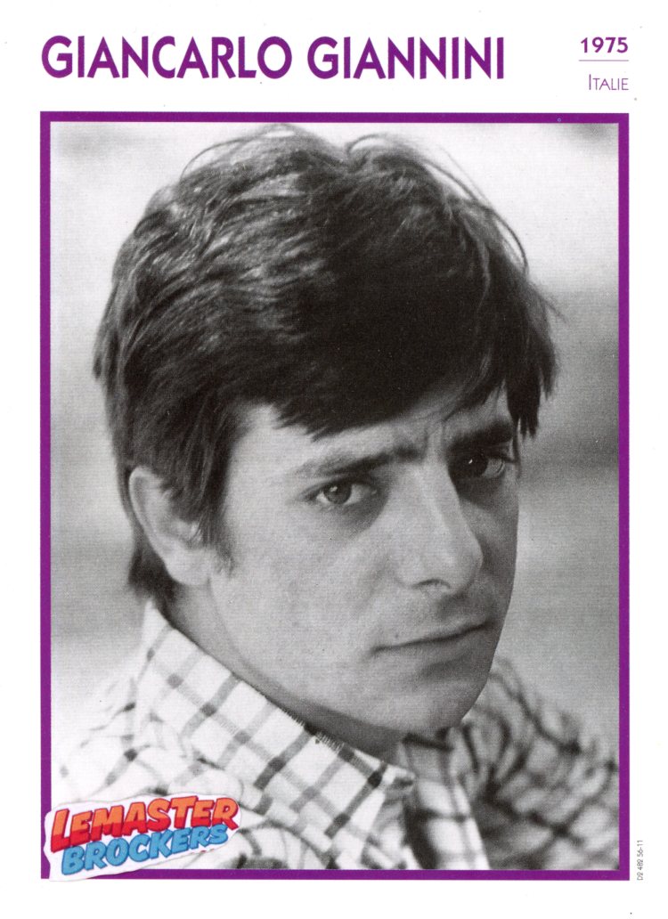 FICHE GIANCARLO GIANNINI - 1975