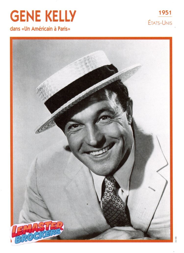 FICHE GENE KELLY DANS UN AMERICAIN A PARIS - 1951