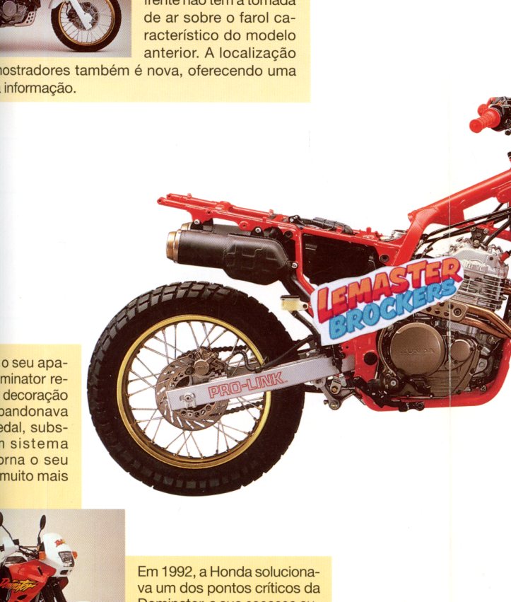 FICHE MOTO HONDA NX650 DOMINATOR