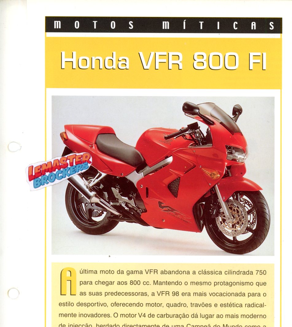 FICHE MOTO HONDA VFR800 FI