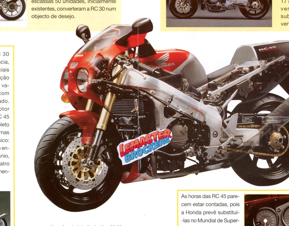 FICHE MOTO HONDA RC45