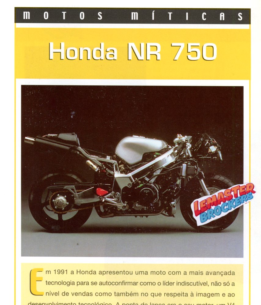 FICHE MOTO HONDA NR750