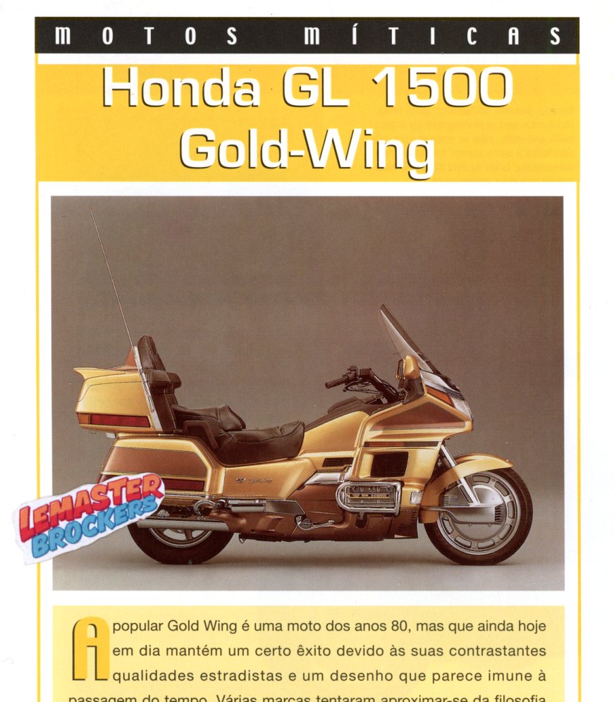FICHE MOTO HONDA GL 1500 GOLD-WING
