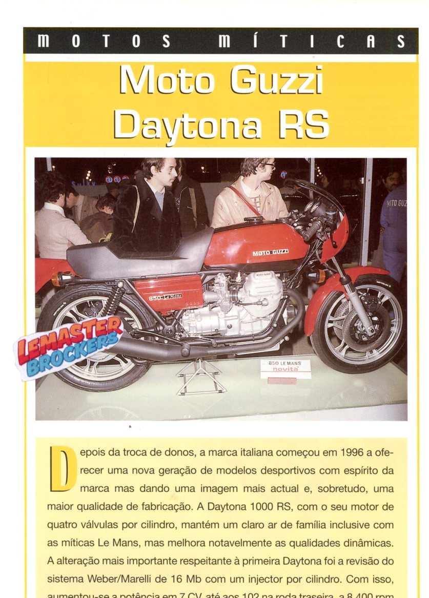 FICHE MOTO-GUZZI DAYTONA RS