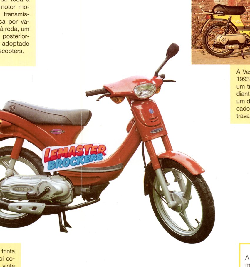 FICHE PIAGGIO VESPINO F18 AE CYCLOMOTEUR MOBYLETTE