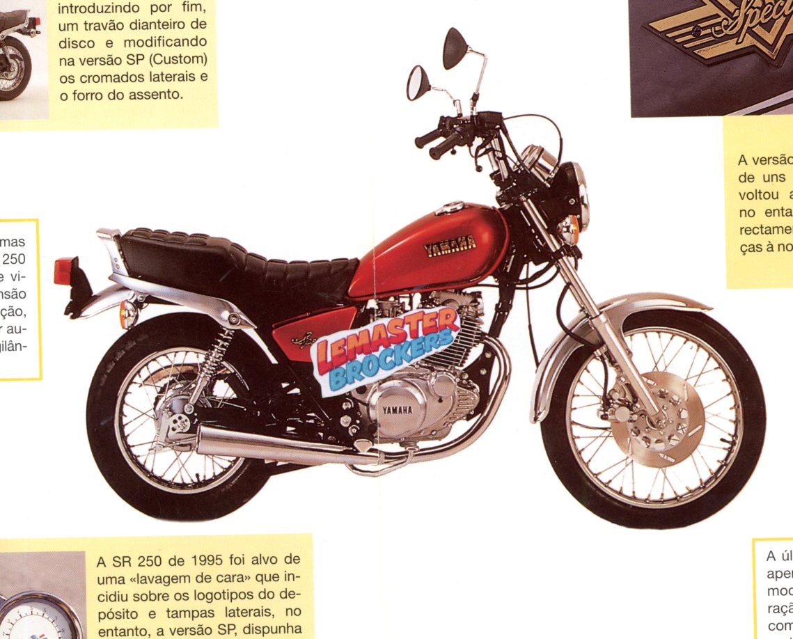 FICHE MOTO YAMAHA SR250