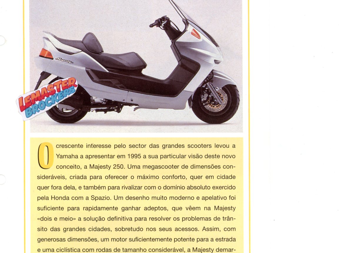 FICHE SCOOTER YAMAHA MAJESTY 250CC