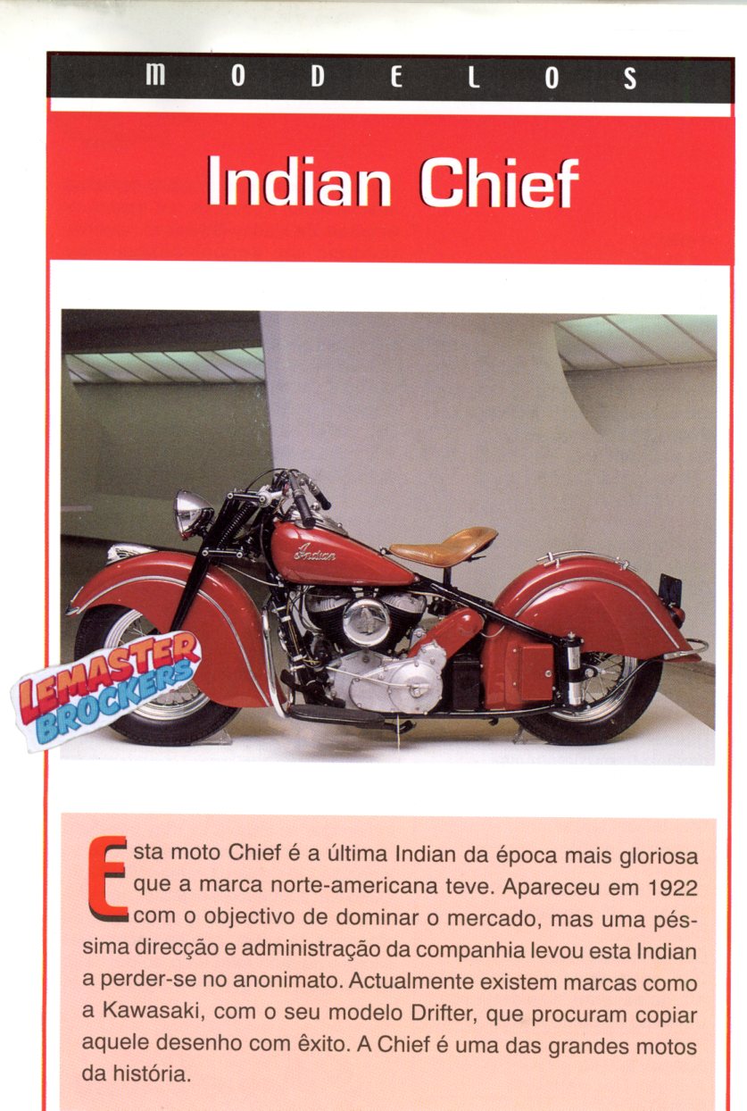 FICHE MOTO INDIAN CHIEF
