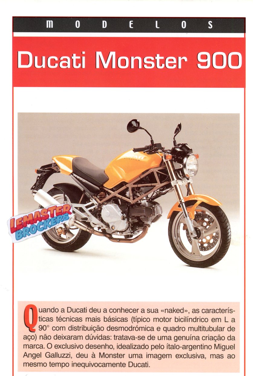 FICHE MOTO DUCATI MONSTER 900