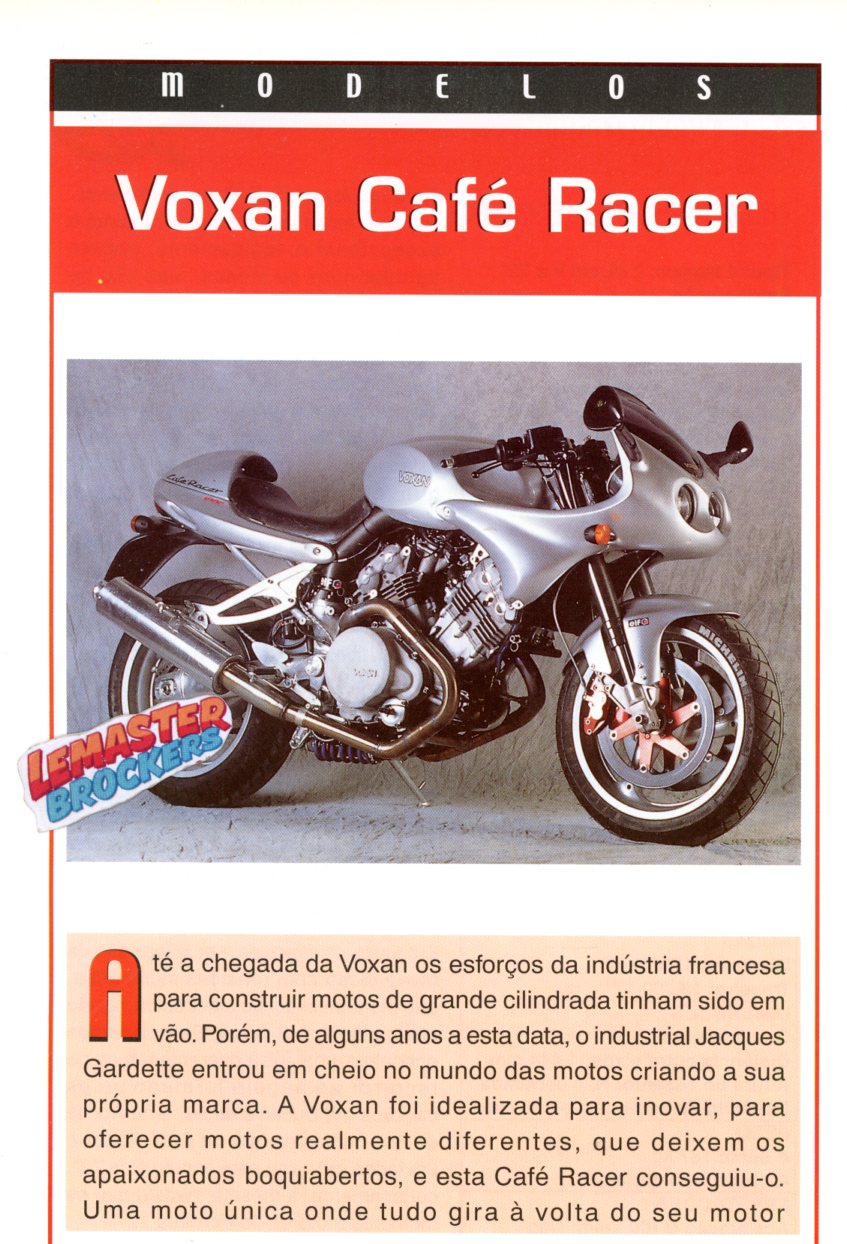 FICHE MOTO VOXAN CAFE RACER