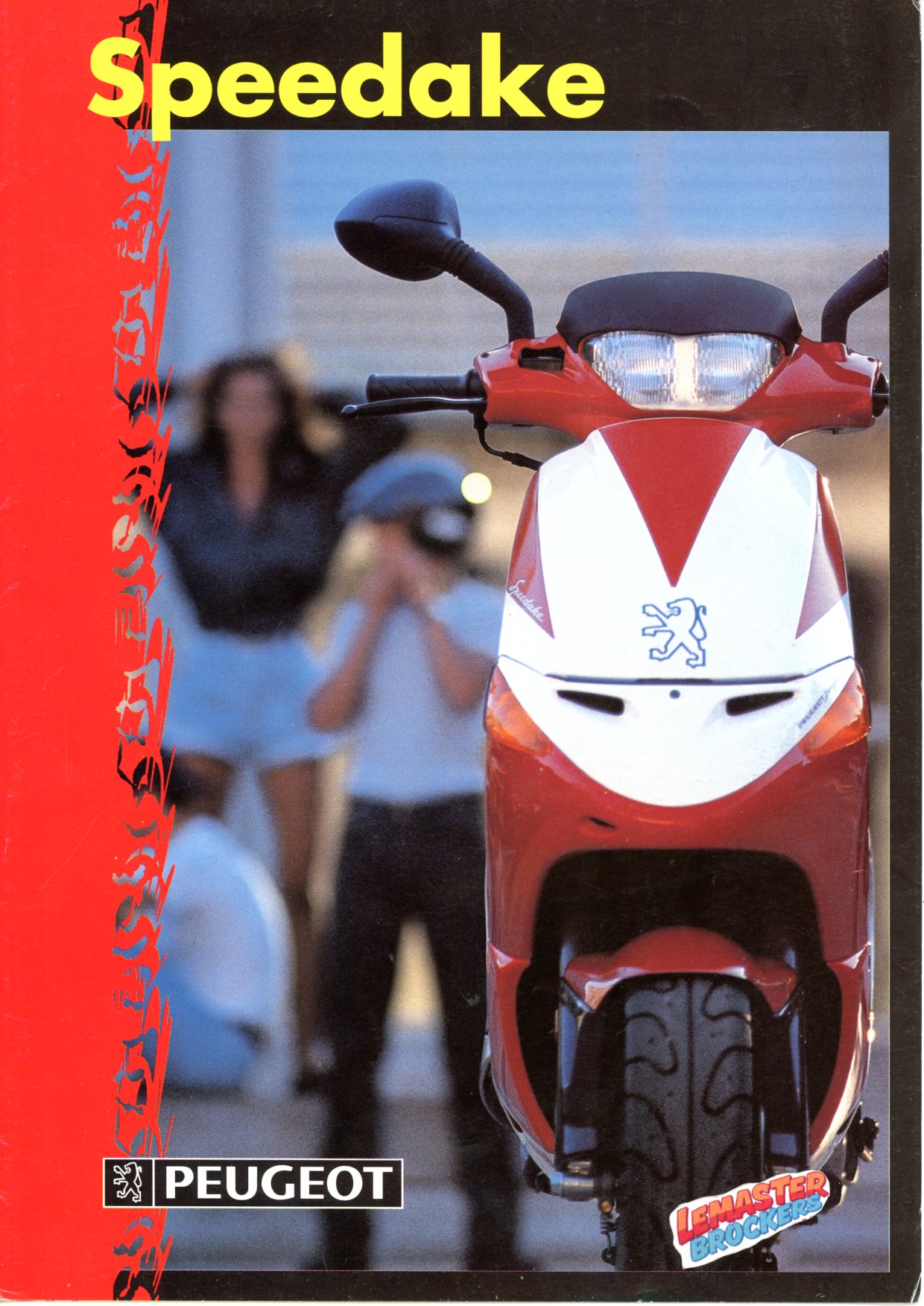 BROCHURE SCOOTER PEUGEOT SPEEDAKE 1994