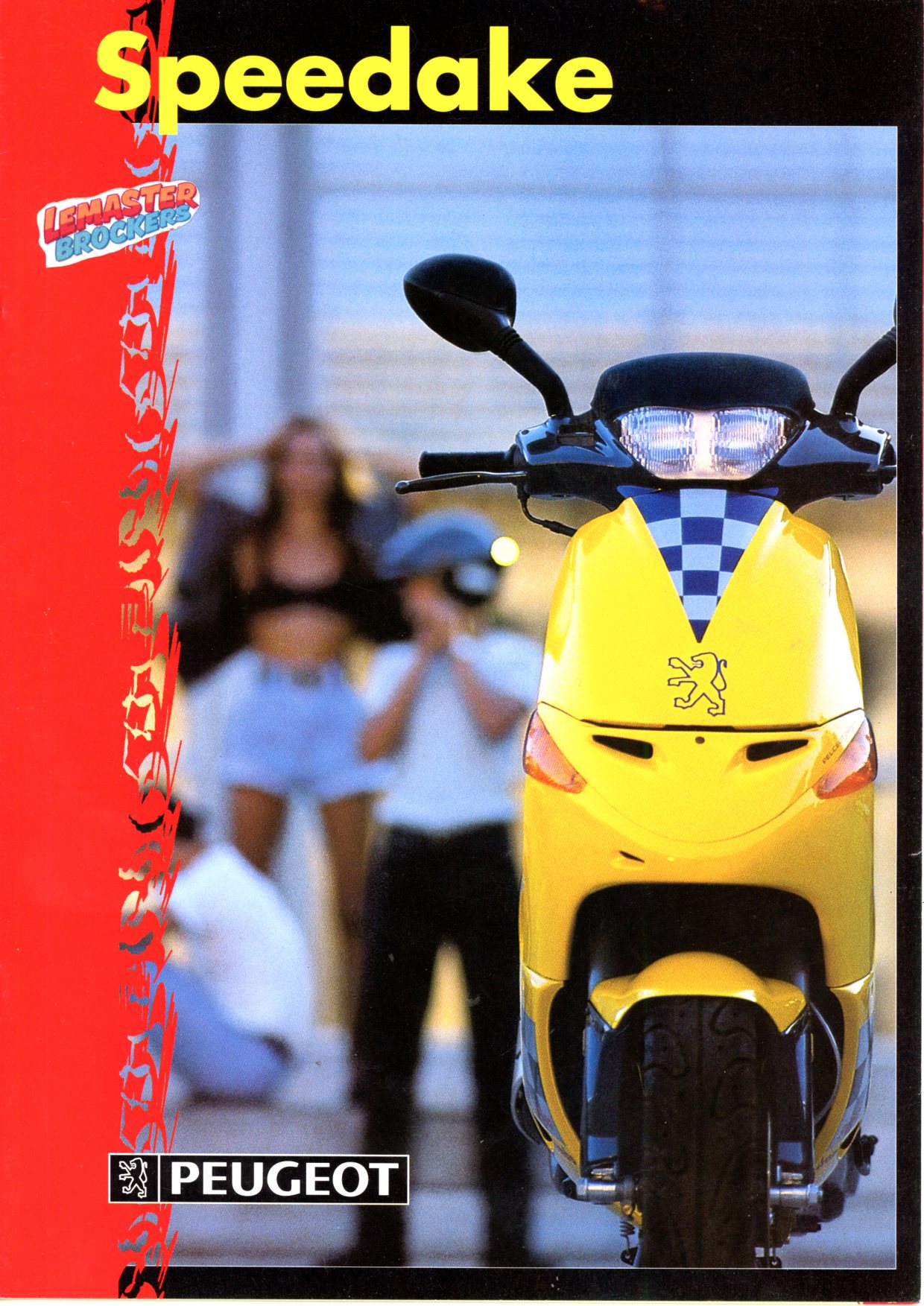 BROCHURE SCOOTER PEUGEOT SPEEDAKE 1995