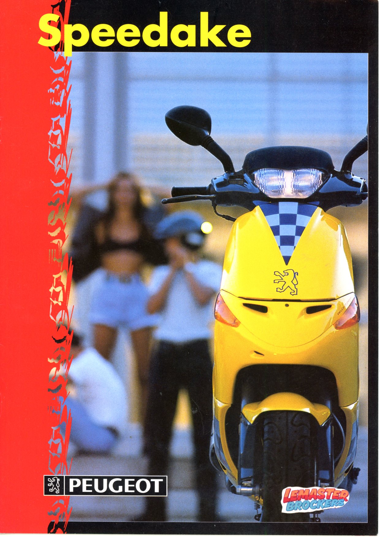 BROCHURE SCOOTER PEUGEOT SPEEDAKE 1996