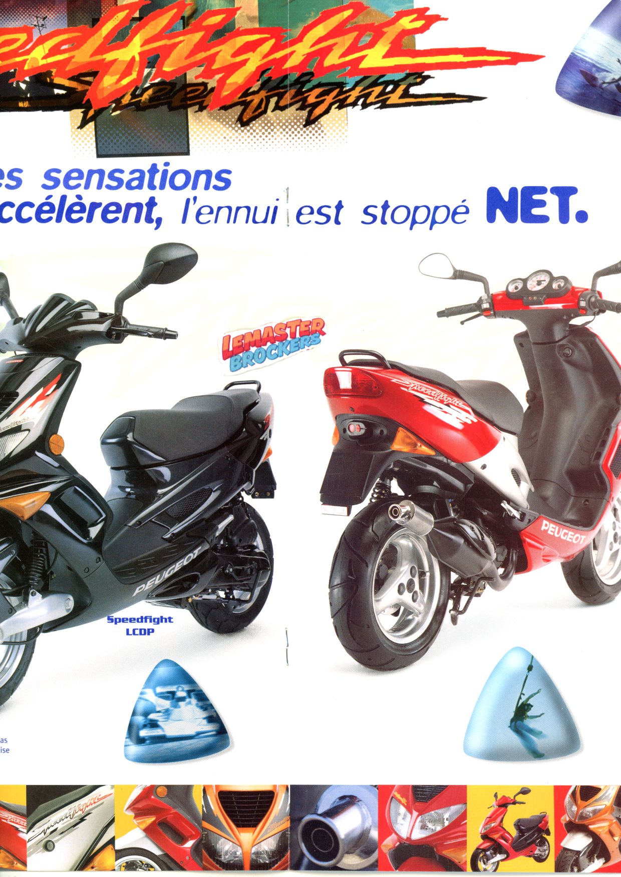 BROCHURE PEUGEOT SCOOTER TREEKER SPEEDFIGHT ZENITH