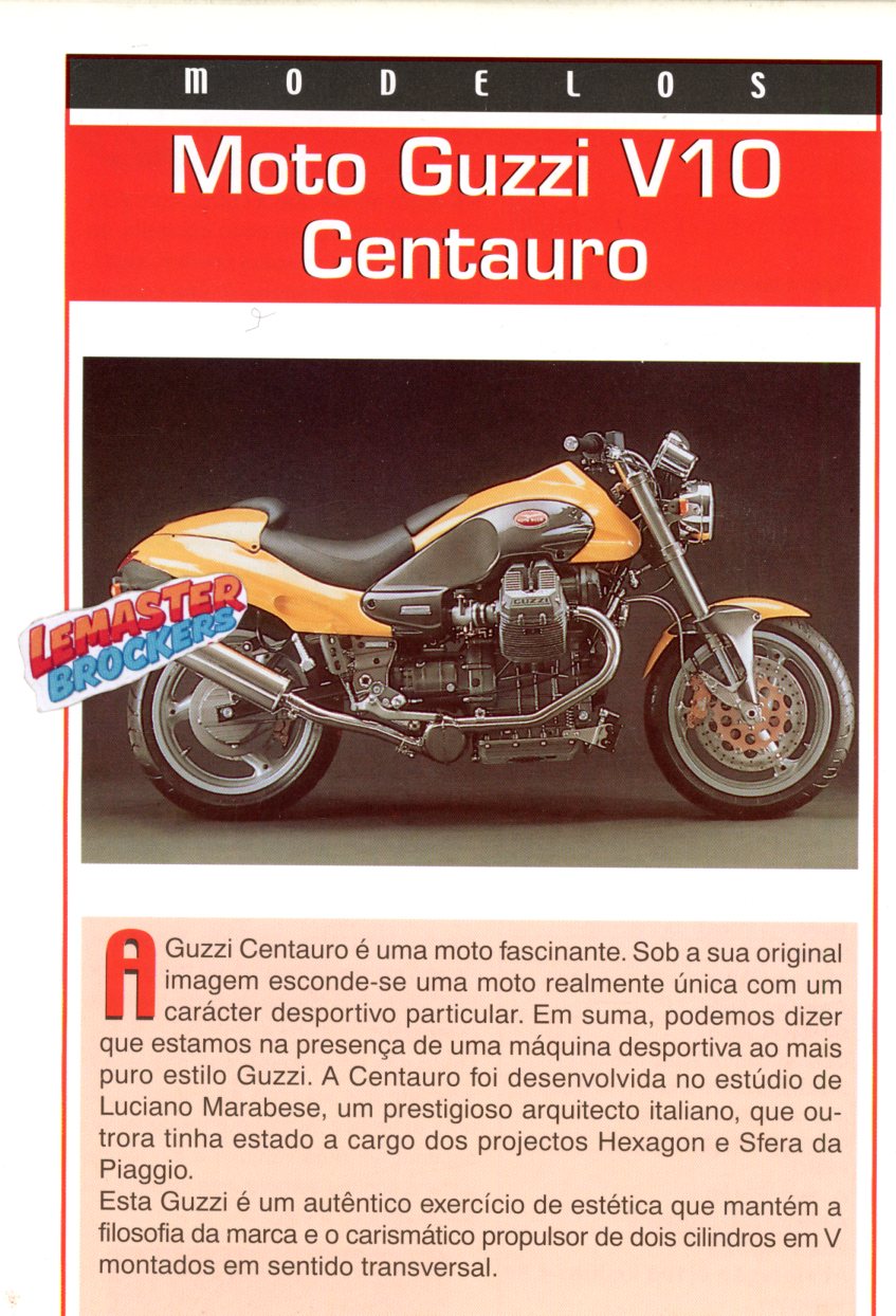 FICHE MOTO GUZZI V10 CENTAURO
