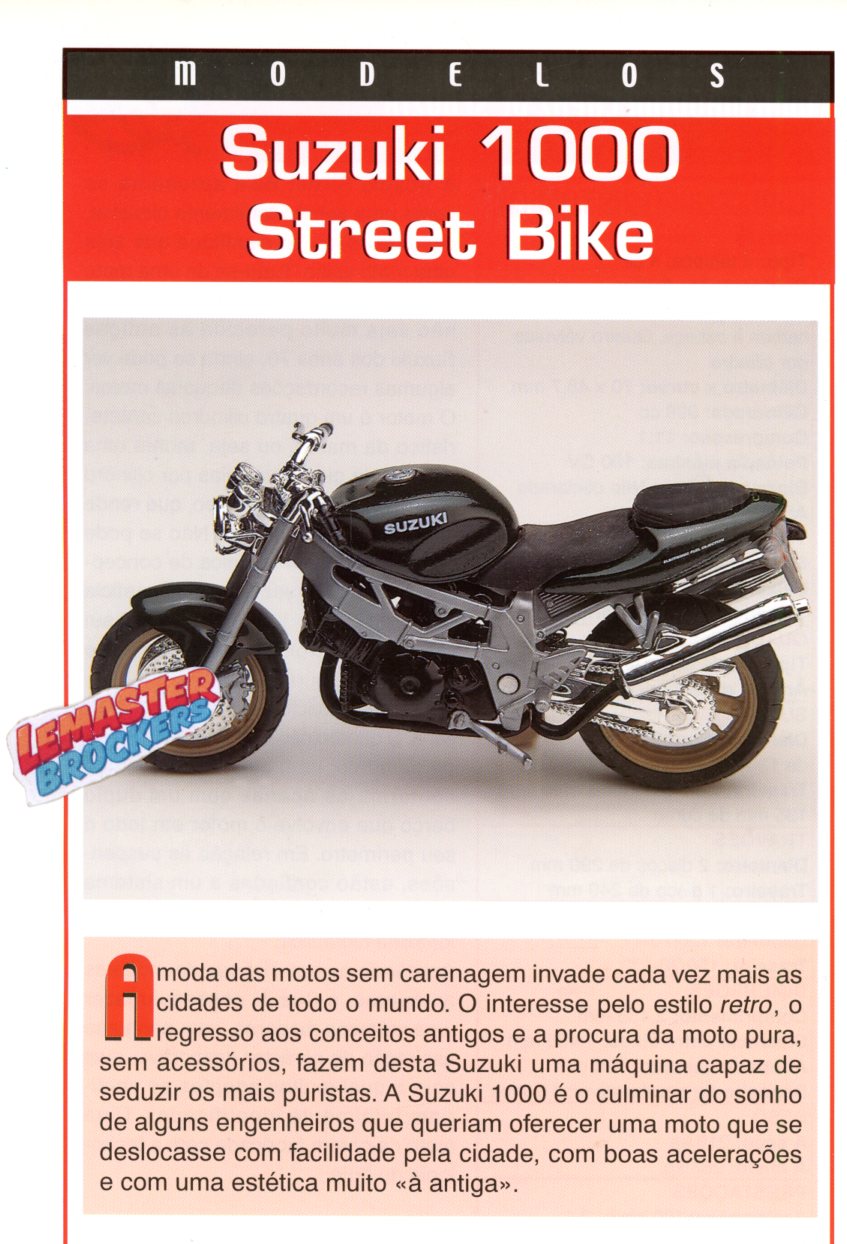 FICHE MOTO SUZUKI 1000 STREET BIKE