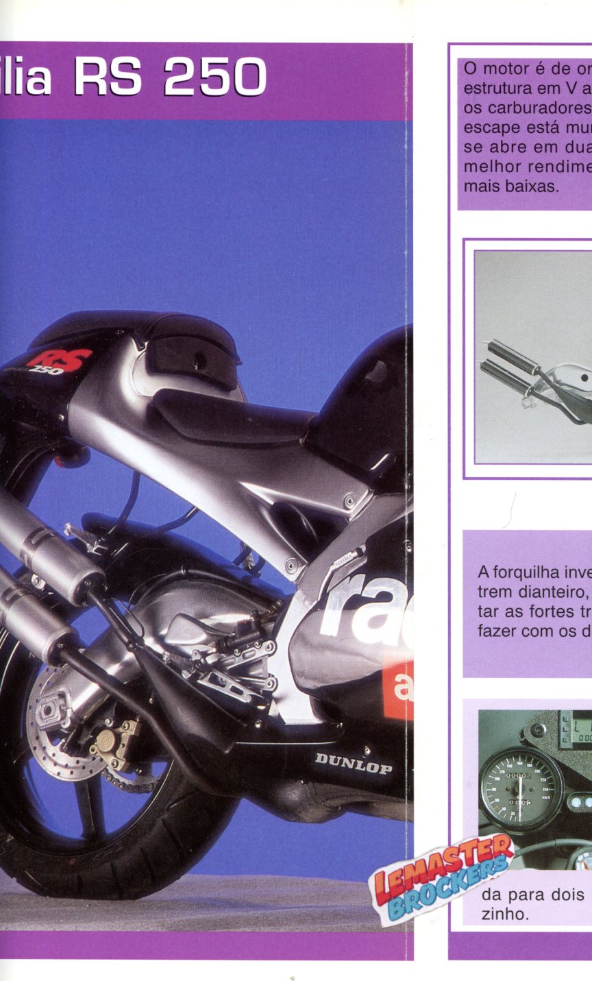 FICHE MOTO APRILIA RS250