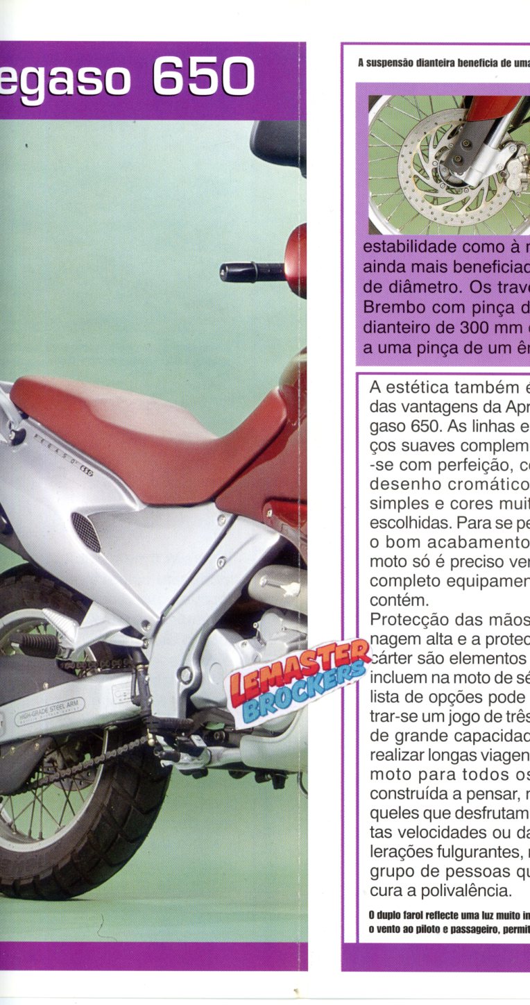 FICHE MOTO APRILIA PEGASO 650