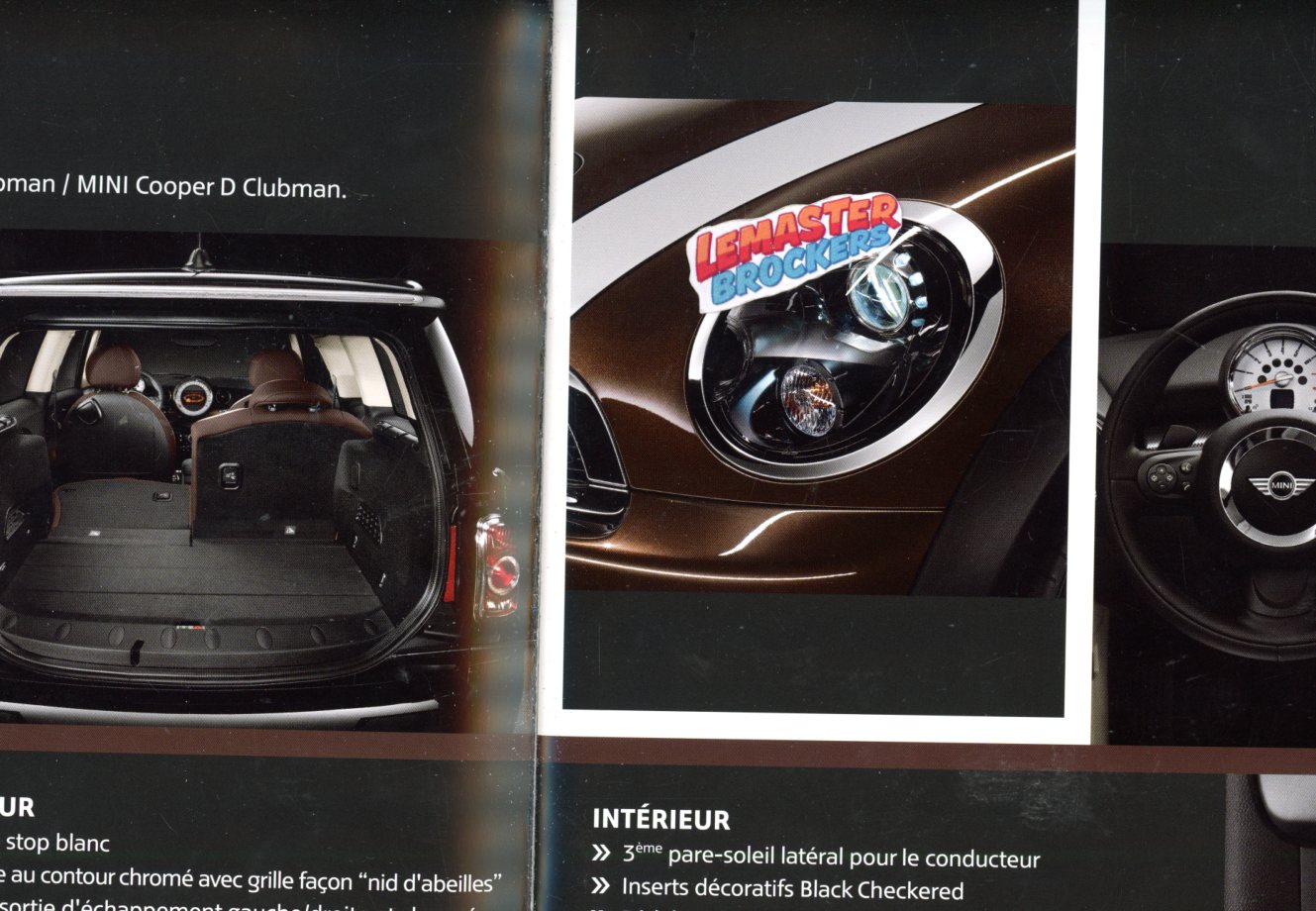 CATALOGUE MINI CLUBMAN GAMME ET TARIFS 01 MARS 2012