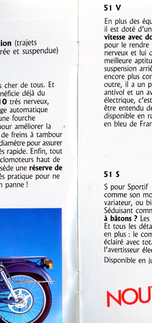 BROCHURE MOTOBECANE SOLEX 1986
