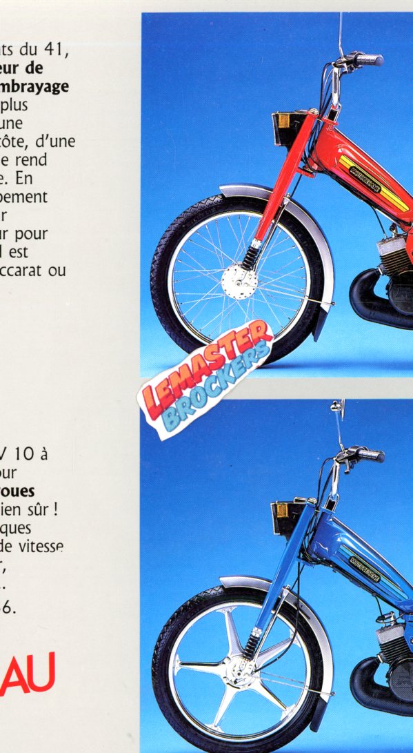 BROCHURE MOTOBECANE SOLEX 1986