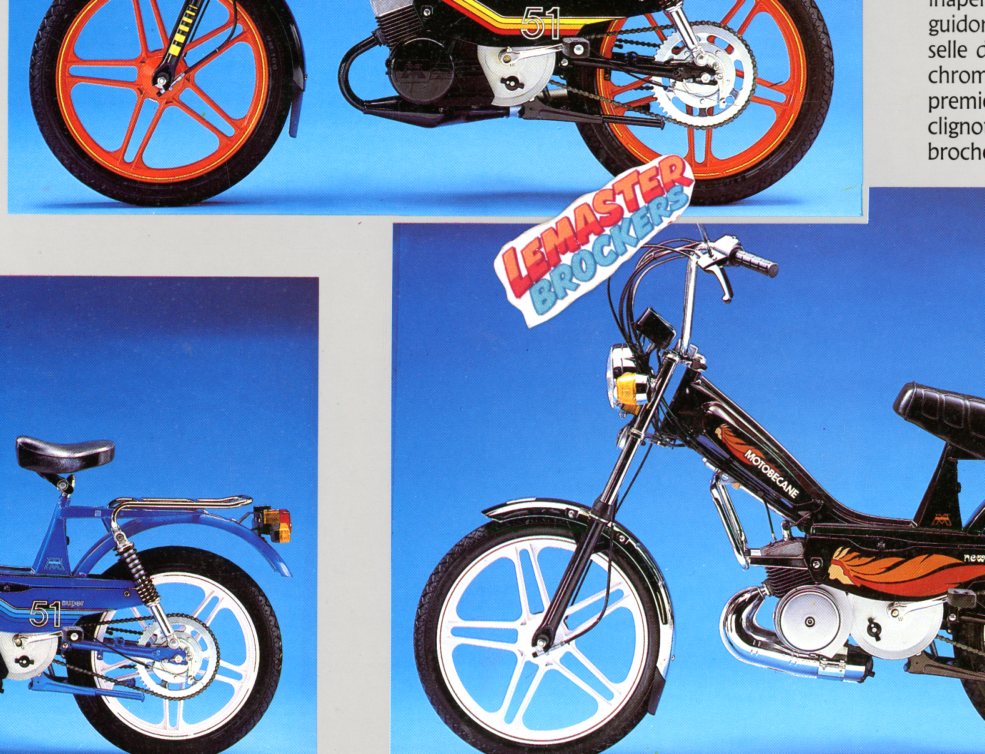 BROCHURE MOTOBECANE SOLEX 1986