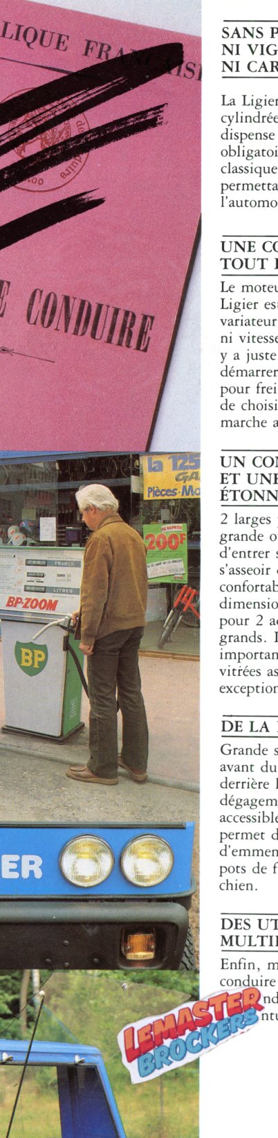 BROCHURE LIGIER JS SANS PERMIS