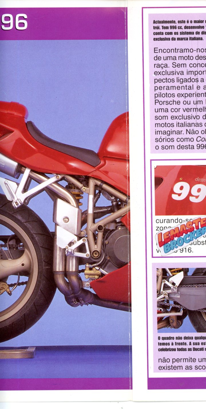 FICHE MOTO DUCATI 996