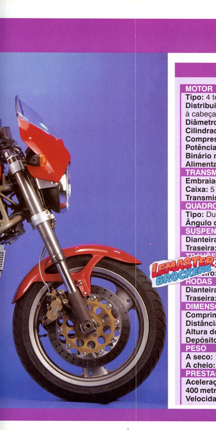 FICHE MOTO DUCATI MONSTER 600 750 900