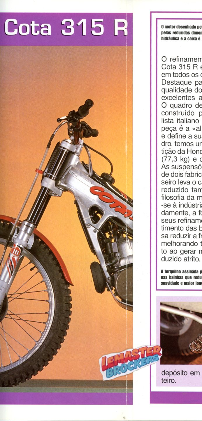 FICHE MOTO MONTESA COTA 315 R