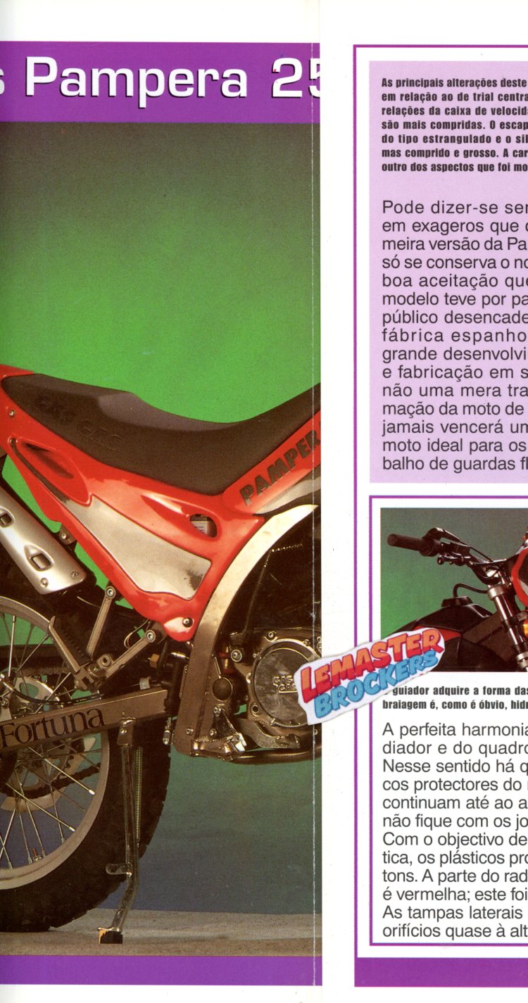 FICHE MOTO GAS GAS PAMPERA 250