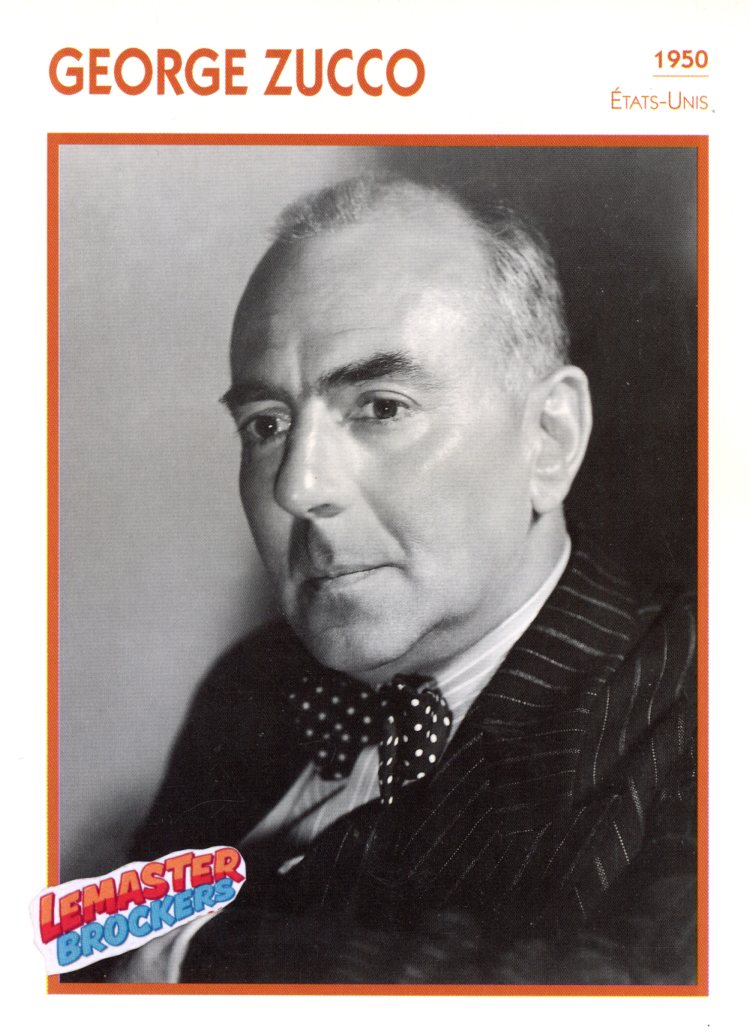 FICHE GEORGE ZUCCO - 1950