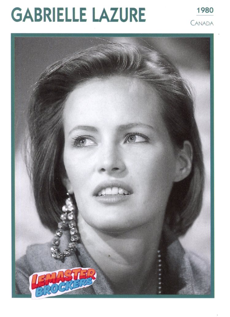FICHE GABRIELLE LAZURE - 1980