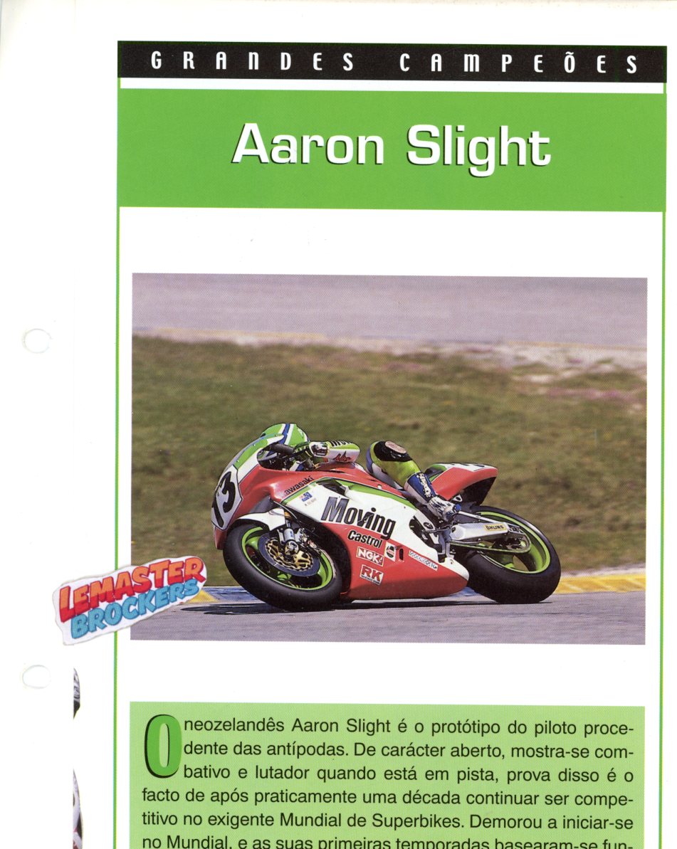 FICHE BIOGRAPHIE DE AARON SLIGHT