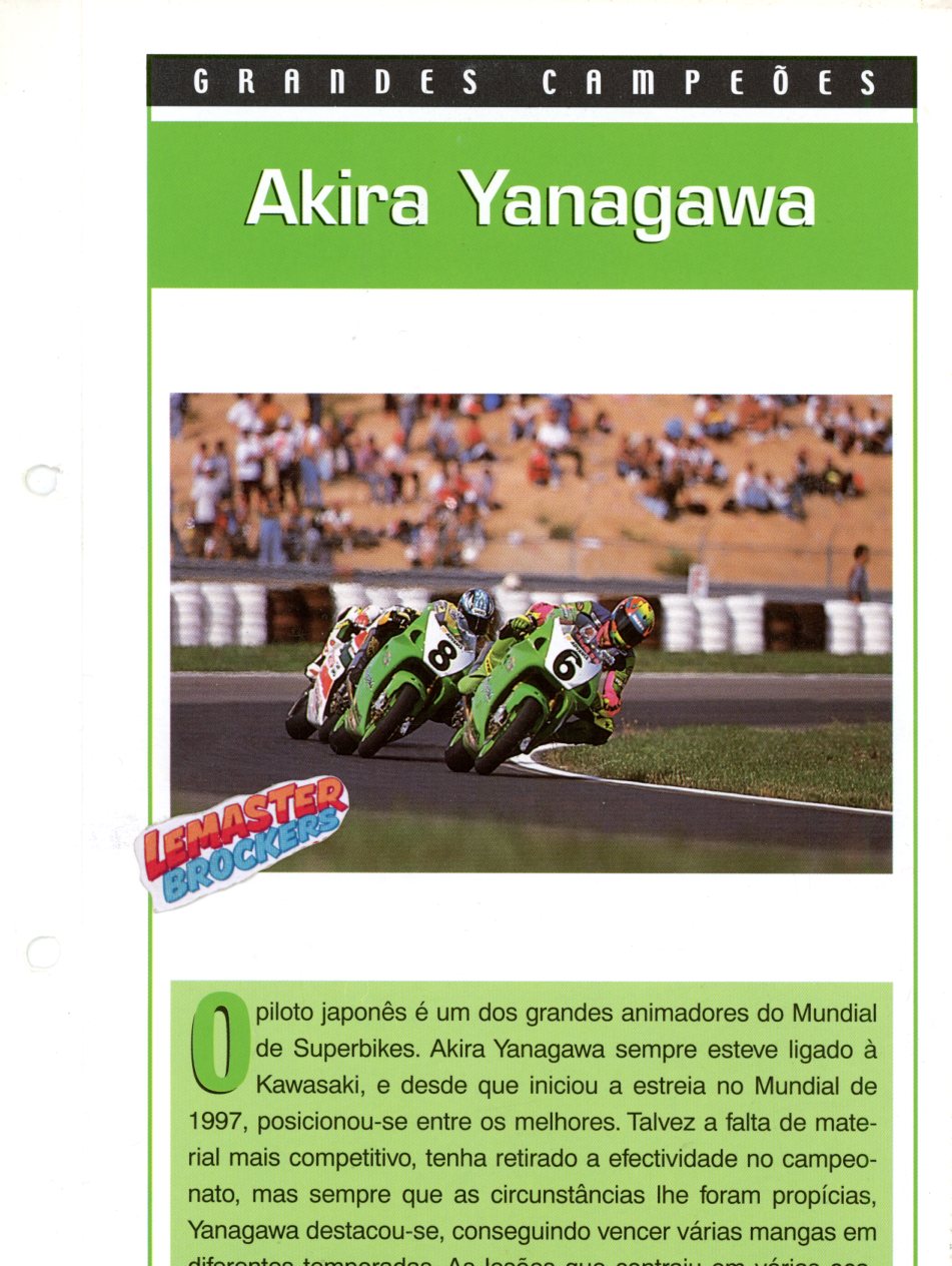 FICHE PILOTE BIOGRAPHIE AKIRA YANAGAWA