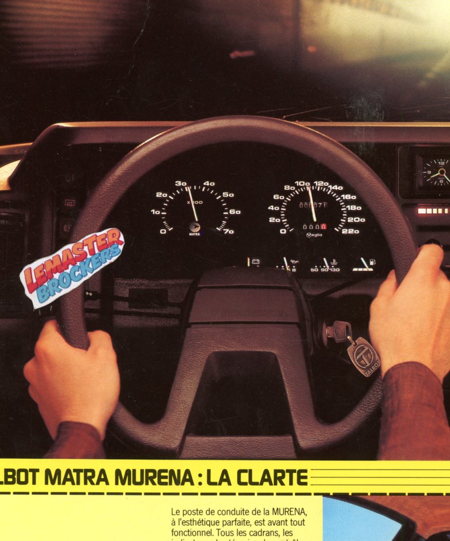 CATALOGUE TALBOT MATRA MURENA 1,6 2,2 EDITION 1980