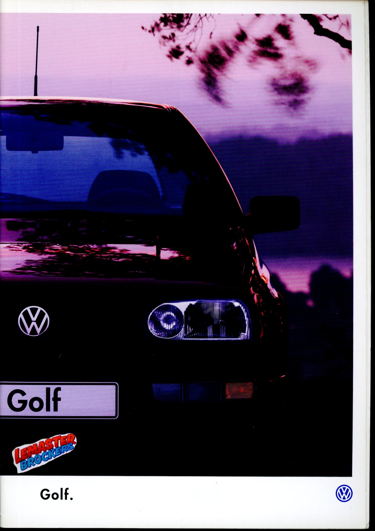 CATALOGUE VW GOLF - JUILLET 1995