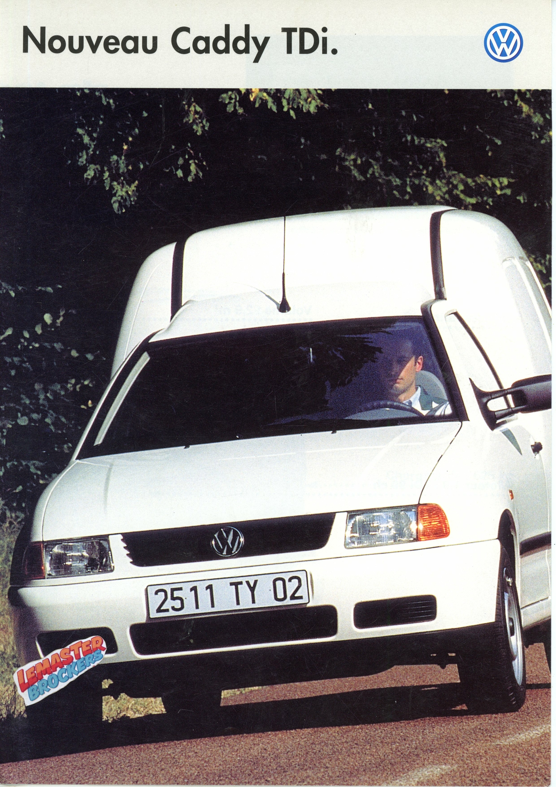 BROCHURE VOLKSWAGEN CADDY 1997