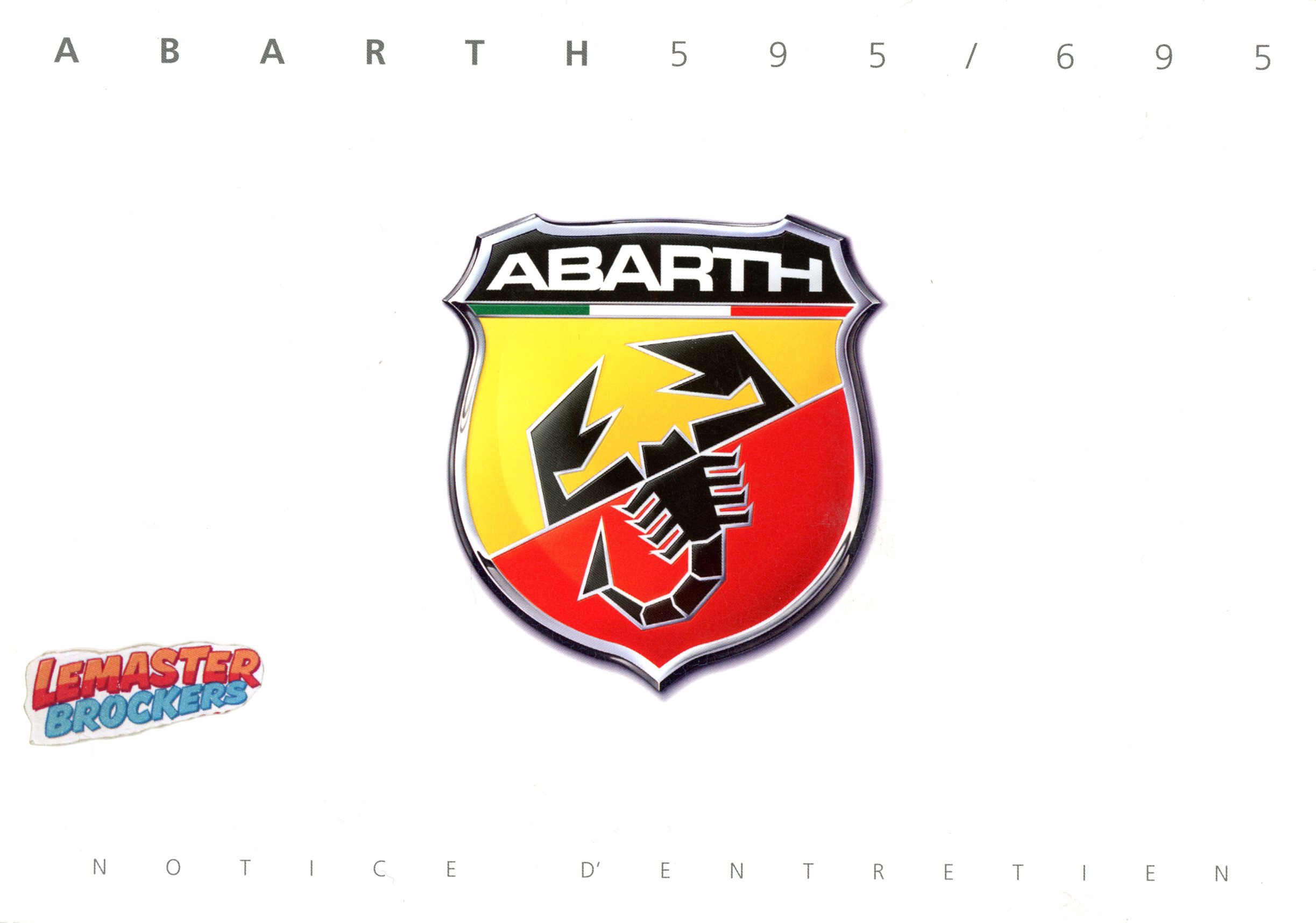 NOTICE DENTRETIEN ABARTH 595 / 695