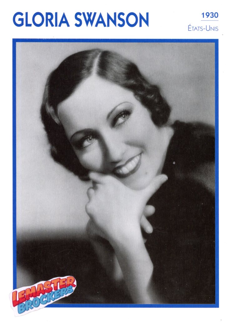 FICHE COLLECTION GLORIA SWANSON