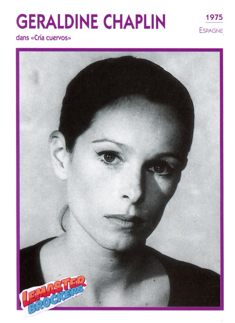 FICHE GERALDINE CHAPLIN DANS CRIA CUERVOS