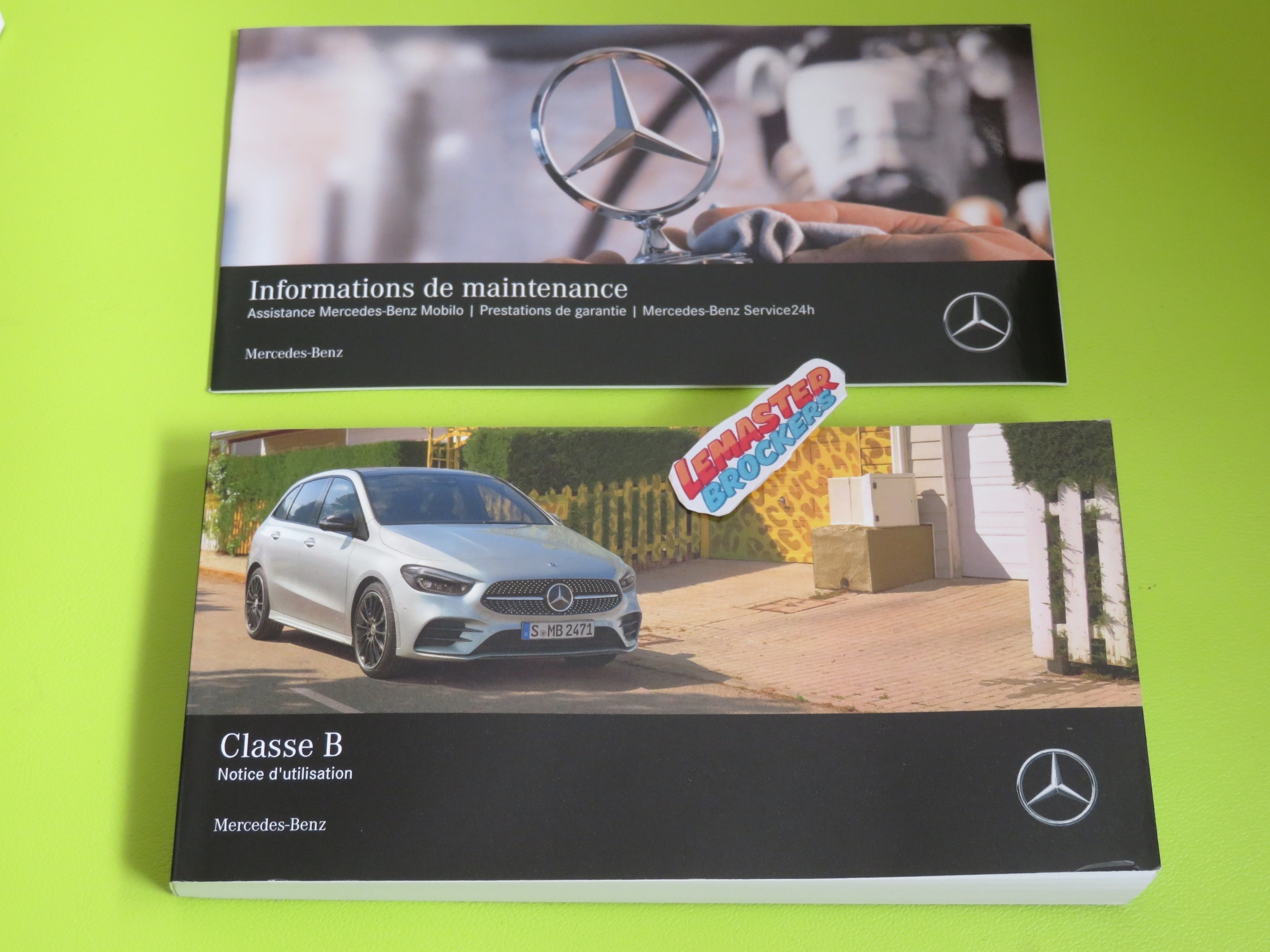 NOTICE D’UTILISATION MERCEDES CLASSE B